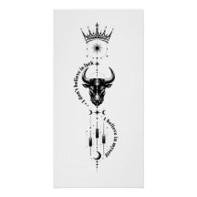 Je crois en moi-même, symbole minimaliste pour tra