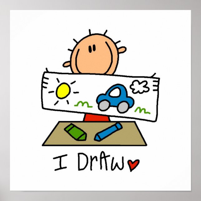 Poster Je dessine (Devant)