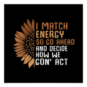 Poster Je fais correspondre l'énergie d'autonomisation de