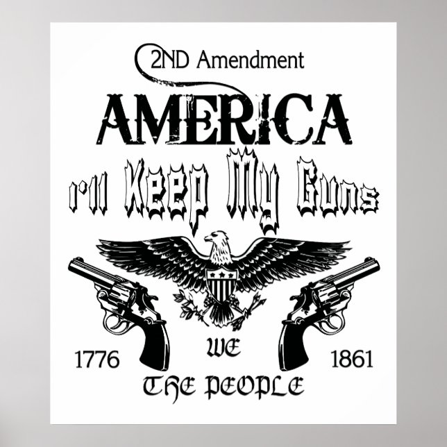 Poster Je garderai mes armes ! (Devant)