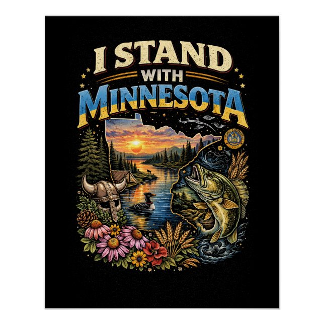 Poster Je me tiens avec Minnesota (Devant)