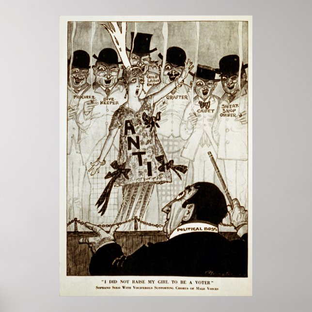 Poster Je n'ai pas élevé ma fille pour être un électeur (Devant)