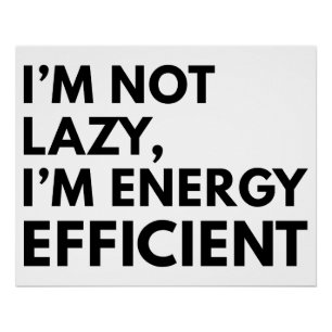 POSTER JE NE SUIS PAS PARISSEUX JE SUIS ÉCONOME EN ÉNERGI