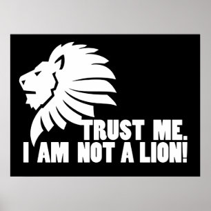 Poster Je ne suis pas un lion !