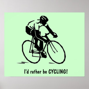Poster : Je préférerais être CYCLING