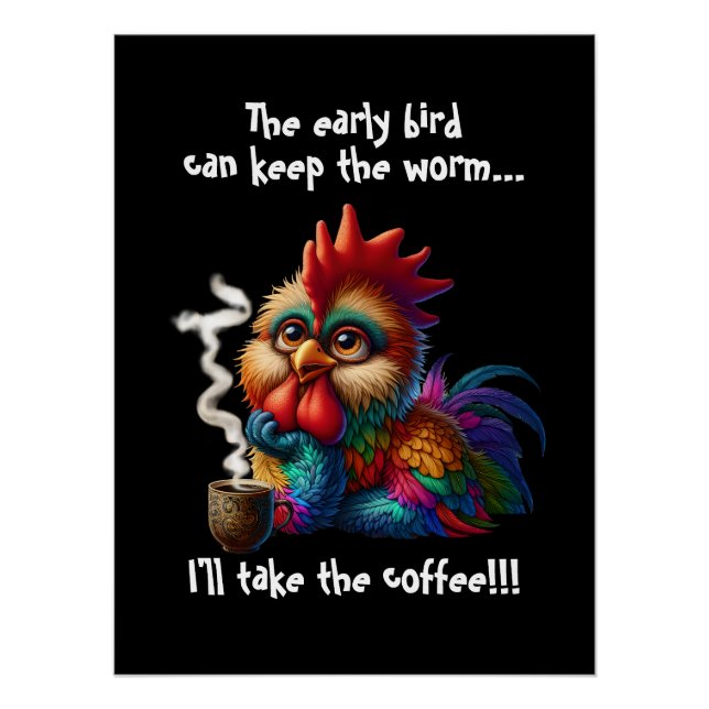 Poster Je prendrai le café (Devant)