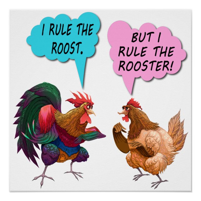 Poster Je règle l'affiche du roost (Devant)