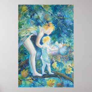 Poster Je sais où les fées de bébé viennent de l'affiche
