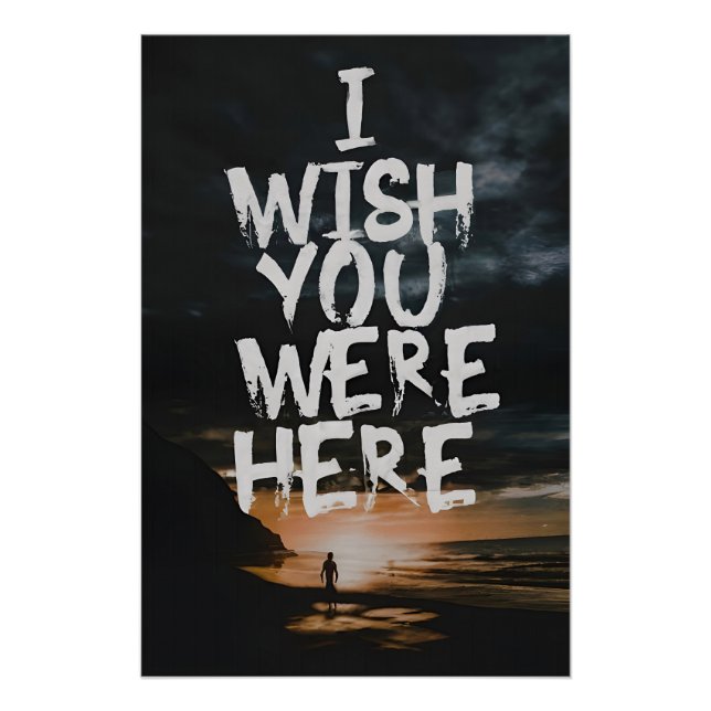 Poster Je Souhaite Que Tu Sois Ici (Devant)