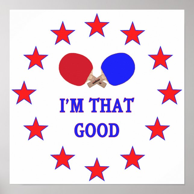 Poster Je suis ce bon ping-pong (Devant)