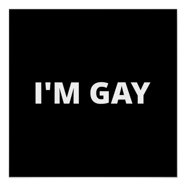 Poster Je suis gay (Devant)
