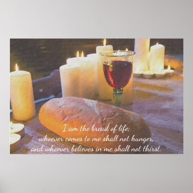 Poster "Je suis le pain de la vie" (Devant)