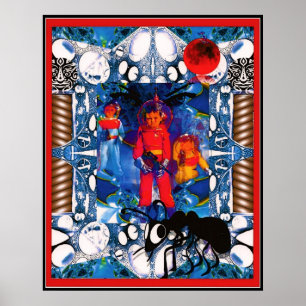 Poster Je Suis Recherché D'Être Un Homme Spatial