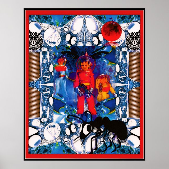 Poster Je Suis Recherché D'Être Un Homme Spatial (Devant)