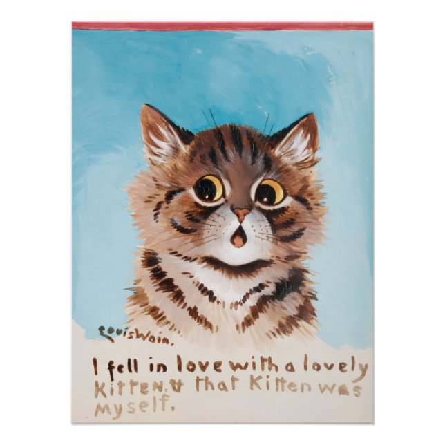 Poster Je suis tombée amoureuse d'un chaton (Moi-même) (Devant)