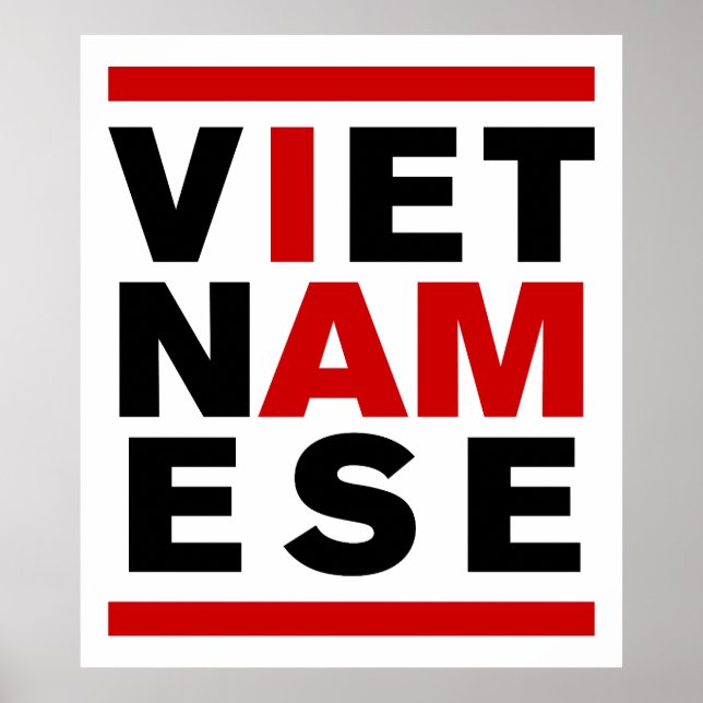 POSTER JE SUIS VIETNAMAIS (Devant)