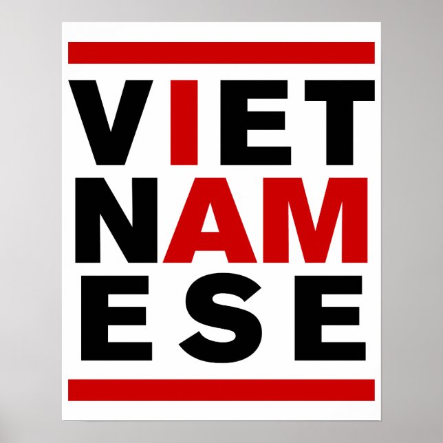 POSTER JE SUIS VIETNAMAIS (Devant)