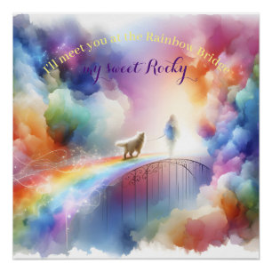 Poster Je te rencontrerai au Rainbow Bridge