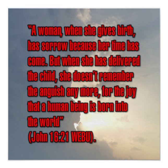 Poster Jean 16:21 WEBU (Devant)