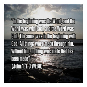 Poster Jean 1:1-3 WEBU