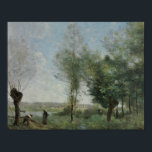 Poster Jean-Baptiste-Camille Corot - Souvenir de Coubron<br><div class="desc">Souvenir de Coubron par Jean-Baptiste-Camille Corot,  1872. Huile sur toile.</div>