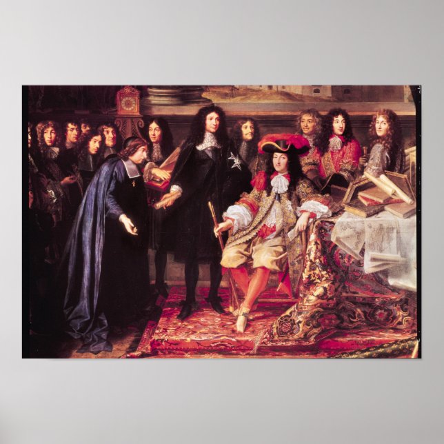 Poster Jean-Baptiste Colbert  Presenting the Members (Devant)