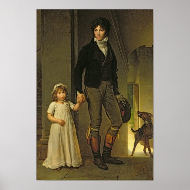 Poster Jean-Baptiste Isabey et sa fille (Devant)