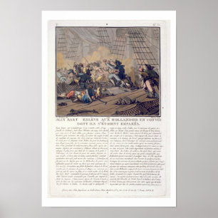 Poster Jean Bart (1651-1702), commandant français de la m