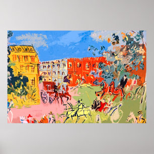 Poster Jean Dufy Horsemen