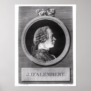Poster Jean le Rond d'Alembert