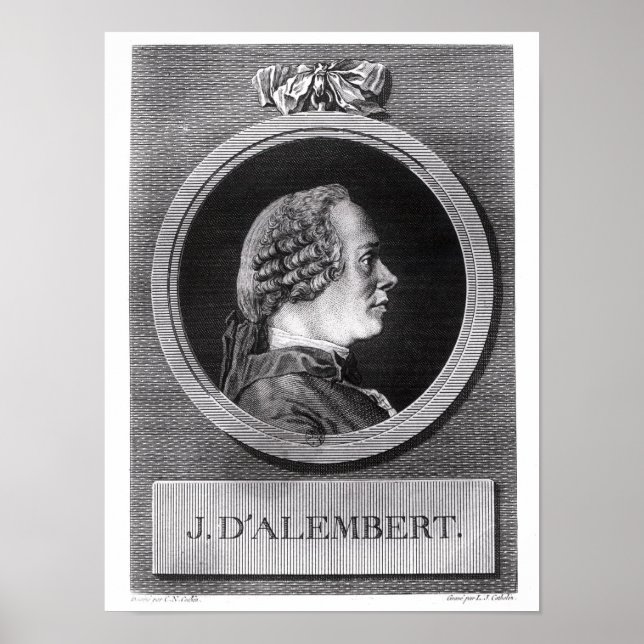 Poster Jean le Rond d'Alembert (Devant)