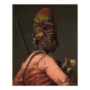 Poster Jean-Leon Gerome Black Bashi-Bazouk vers 1869