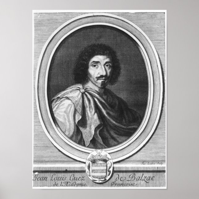 Poster Jean Louis Guez de Balzac (Devant)