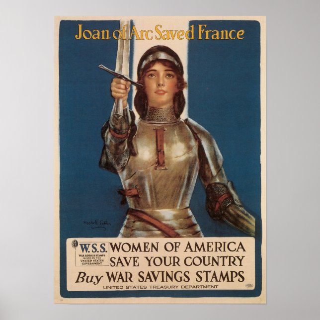 Poster Jeanne d'Arc sauve la France (Devant)