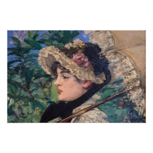 Poster Jeanne (Printemps) Par Édouard Manet