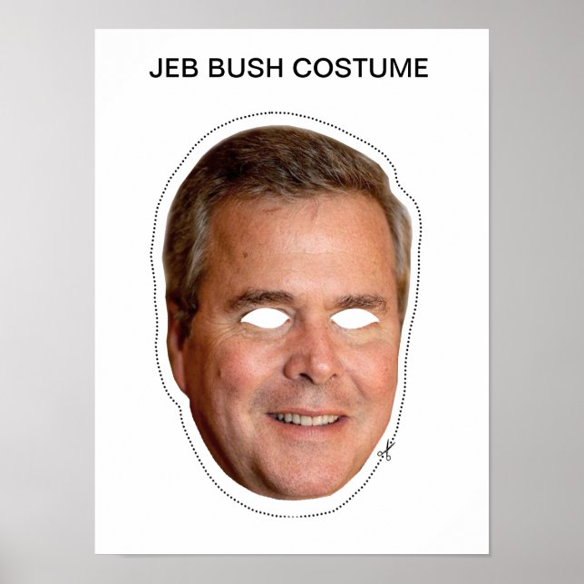 Poster Jeb Bush Costume (Devant)