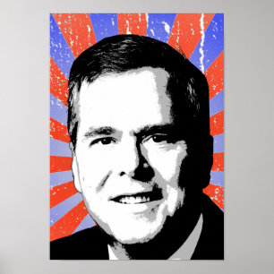 Poster Jeb Bush Portrait