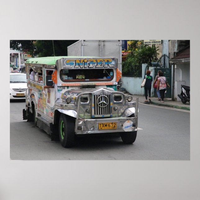 Poster Jeepney (Devant)