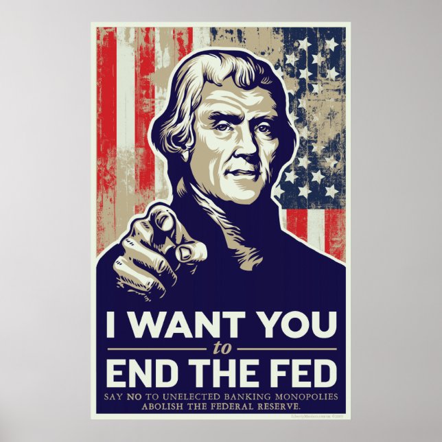 Poster Jefferson Finit L'Affiche De La Fed (Devant)