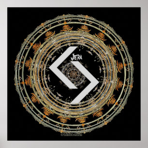 Poster ☼JERA - Rune de ☼ de temps