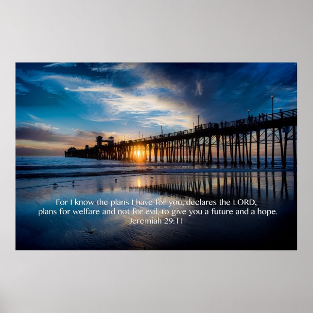 Poster Jérémie 29:11 (Devant)