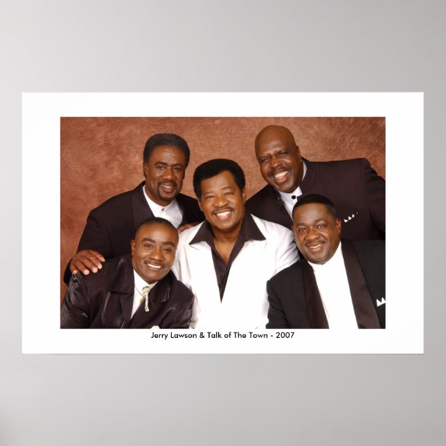 Poster - Jerry Lawson & Talk of The Town - 2007 (Devant)