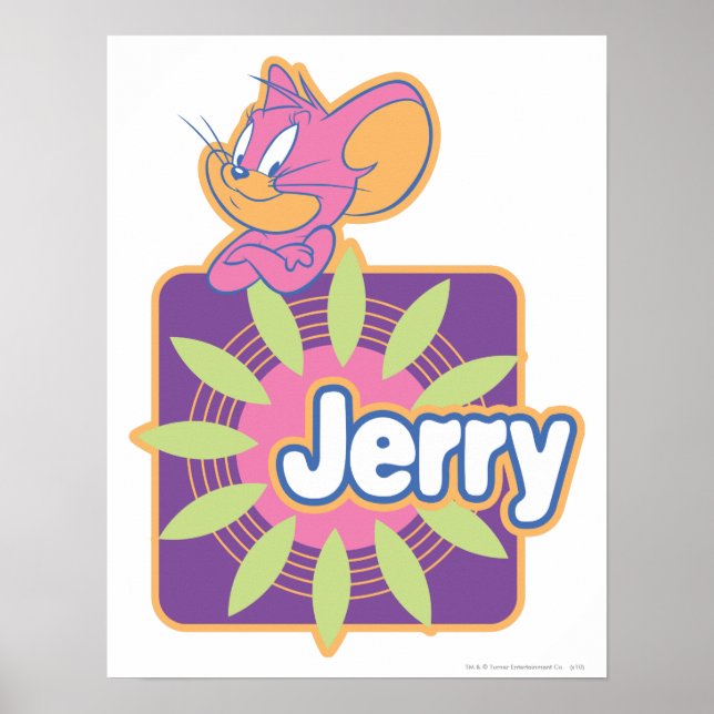 Poster Jerry Neon Mouse (Devant)