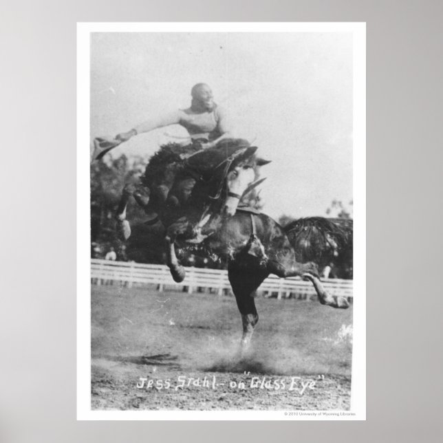 Poster Jess Stahl on Glass Eye. (Devant)