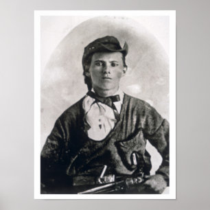 Poster Jesse Woodson James (photo b/w)