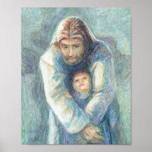 Poster Jésus Avec Un Enfant