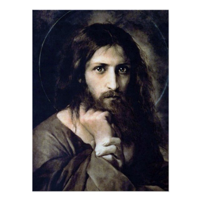 Poster Jésus Christ 1888 Georg Karl Franz Cornicelius (Devant)