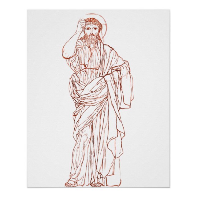 Poster Jésus-Christ de Nazareth Fils de Dieu (Devant)