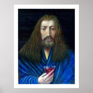 POSTER JÉSUS CHRIST, LA CHALICE D'EMMAUS