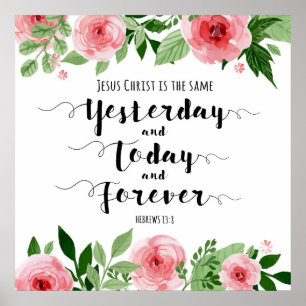 Poster Jésus Christ le même art Imprimer